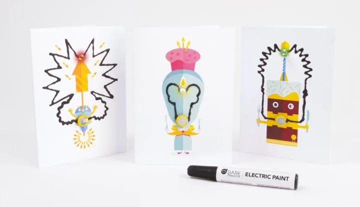 Bring Your Cards to Life with Electric Paint Circuits!