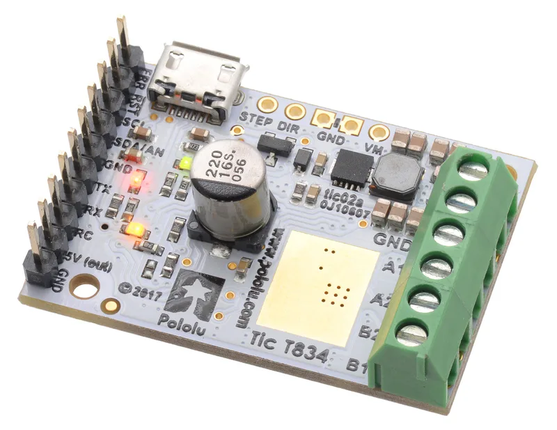 Pololu Tic T834 USB Multi-Interface Stepper Motor Controller