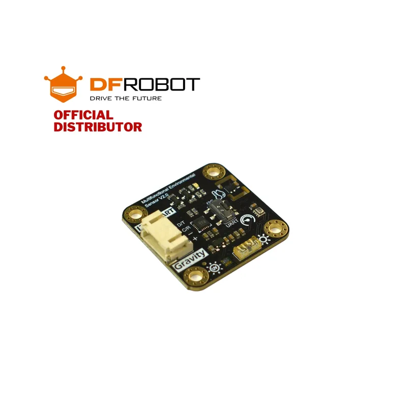 DFRobot Gravity: High Accuracy Temperature, Humidity, Pressure, Ambient Light and UV Sensor - I2C/UART | SEN0501