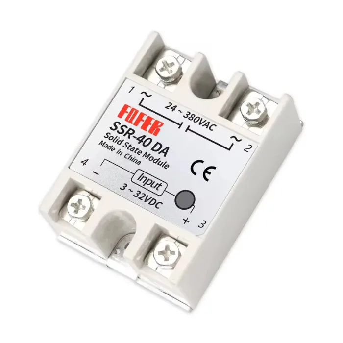 Fofek SSR-40DA Input 3-32VDC Output 24-380VAC Solid State Relay