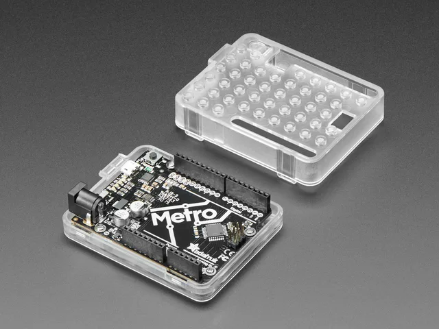 Plastic Translucent Enclosure for Metro or Arduino