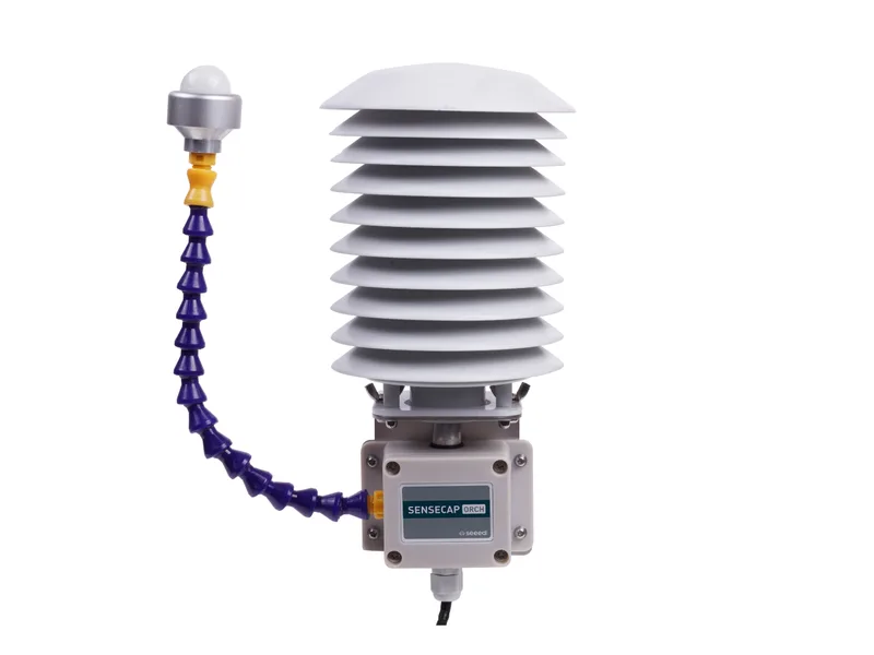 SenseCAP ORCH S4 4-In-1 Weather Sensors (A1A), Air Temperature/Humidity/Atmospheric Pressure/Light 
