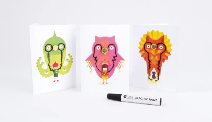 Bring Your Cards to Life with DIY Electric Paint Circuits!