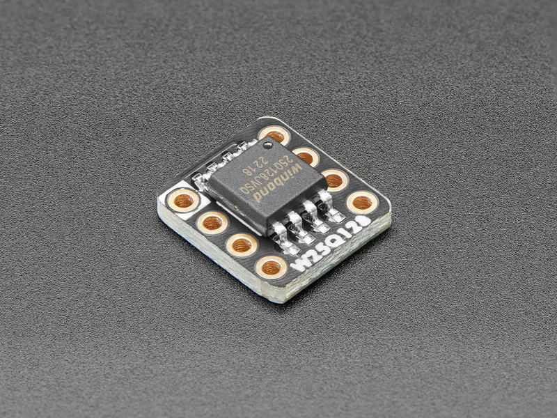 Adafruit QSPI DIP Breakout Board - W25Q128 - 128 MBit 16 MByte - W25Q128JVSSIQ