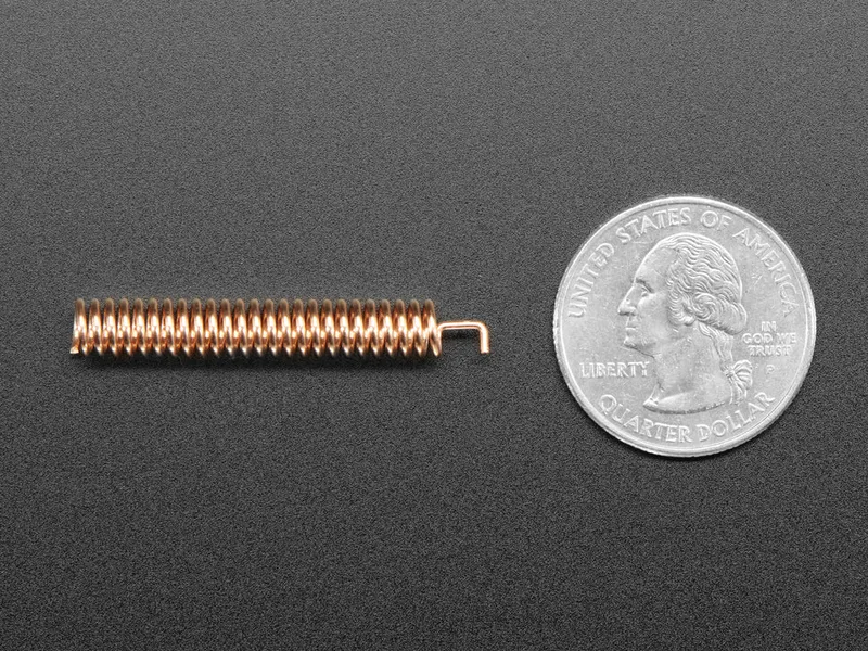 Simple Spring Antenna - 433MHz