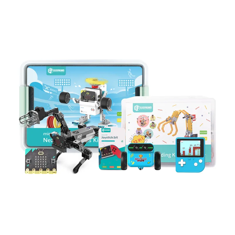 ELECFREAKS micro:bit Pro Challenge Kit — Retro Arcade, TPBOT EDU, Wukong 32-in-1, Nezha Pro, Xgo V2 & Joystick