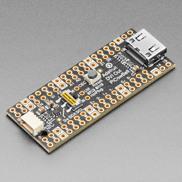 Adafruit PiCowbell DVI Output for Pico - Works with HDMI Display