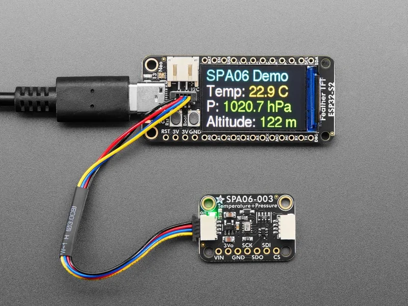 Adafruit SPA06-003 Temperature + Pressure Sensor