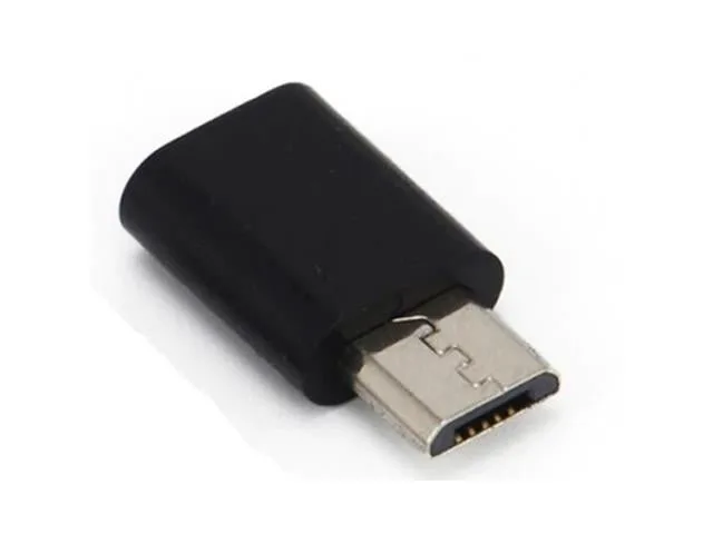 USB MICRO TO TYPE C FEM ADPT BK
