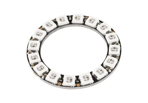 Ring with 16 RGB WS2812 LEDs and integrated driver