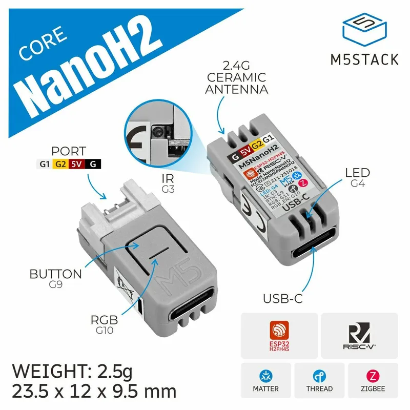 M5Stack NanoH2 開発ボード