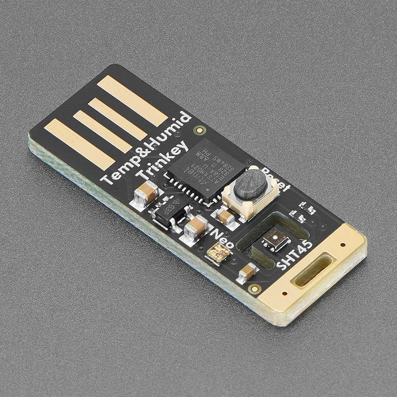 Adafruit SHT45 Trinkey - USB Temp and Humidity Sensor with PTFE