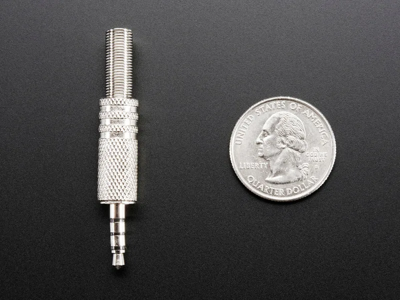 3.5mm (1/8") DIY 4-Pole (TRRS) Plug
