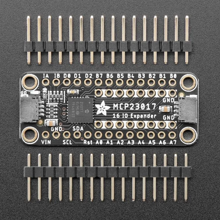 STEMMA QT/Qwiic互換 MCP23017搭載 I2C GPIO拡張ボード