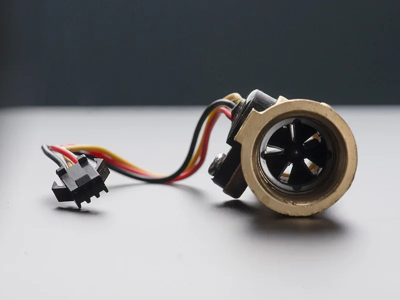 Liquid Flow Meter -  Brass 1/2" Nominal Threaded