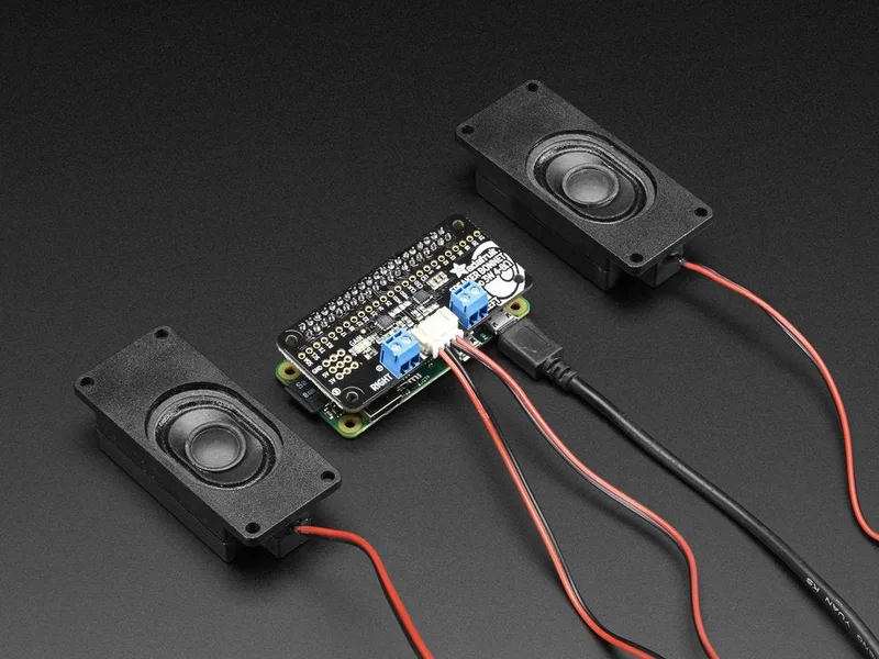 Adafruit I2S 3W Stereo Speaker Bonnet for Raspberry Pi - Mini Kit