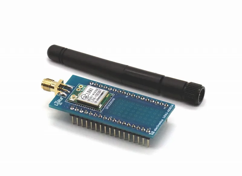 LRA1 LoRa/FSK通信モジュール2.54mmDIP化ボード(SMAアンテナタイプ) LRA1-ADB2A-SMA--販売終了