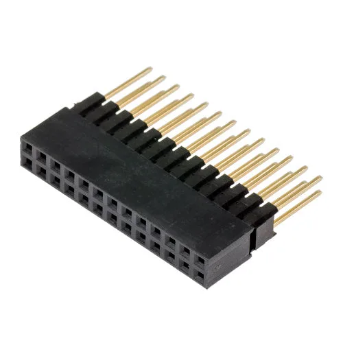 背が高く足の長いピンソケット2×13（Raspberry Pi用）