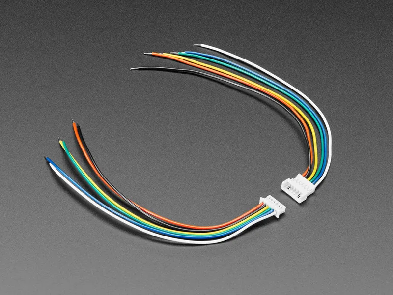 1.25mm Pitch 6-pin Cable Matching Pair - 10 cm long Molex PicoBlade Compatible