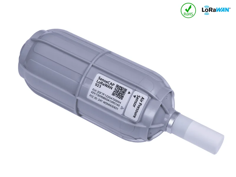SenseCAP Wireless Barometric Pressure Sensor- LoRaWAN AS923 MHz