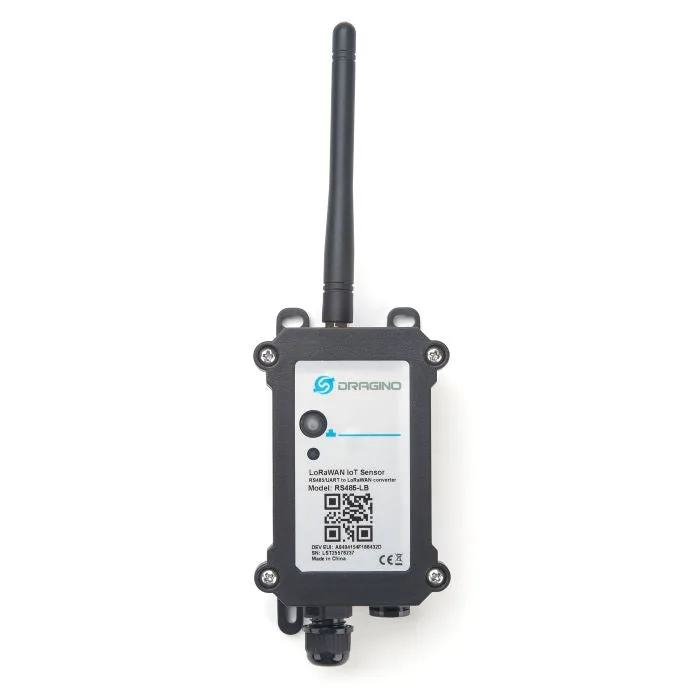 Dragino RS485-LB-EU868-16 Wasserdichter RS485/UART-zu-LoRaWAN-Konverter