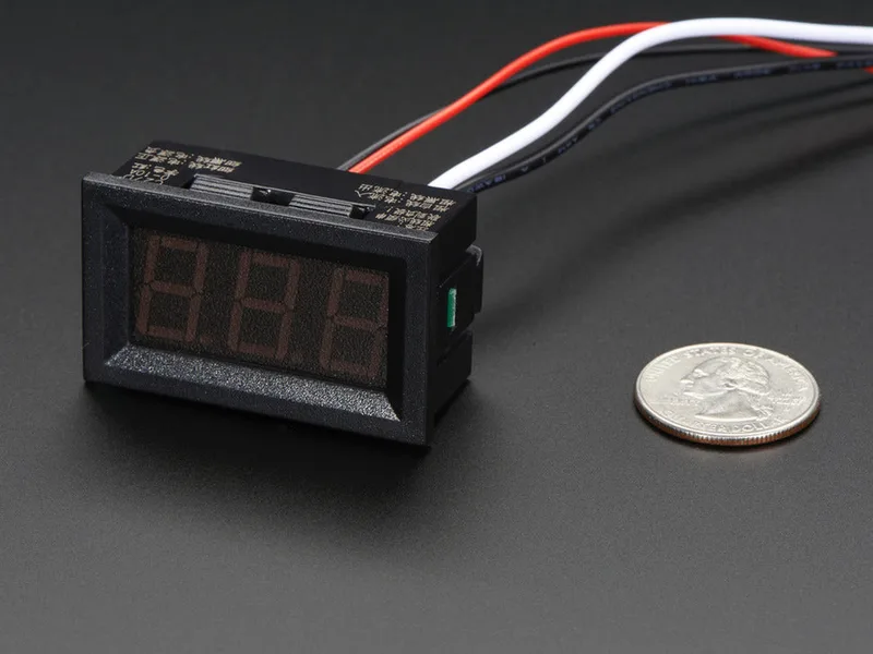 Panel Current Meter - 0 to 9.99A
