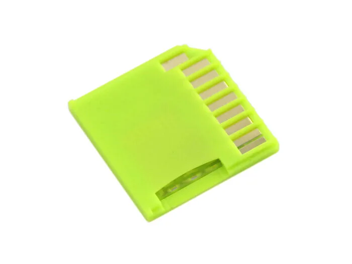 Micro SD Card Adapter for Raspberry & Macbooks - Green