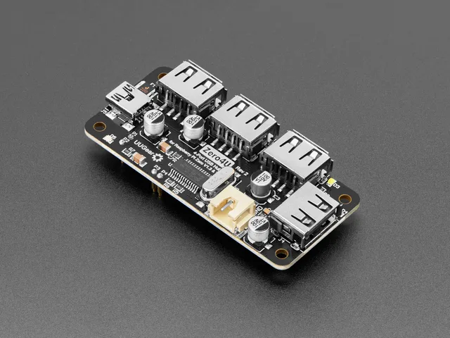 Zero4U - 4 Port USB Hub for Raspberry Pi Zero v1.3
