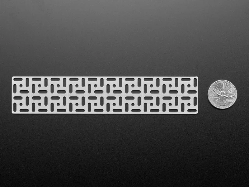 Adafruit Swirly Aluminum Mounting Grid for 0.1" Spaced PCBs 2x10