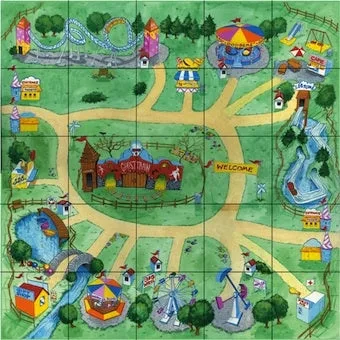 Pro-Bot Mat - Amusement Park