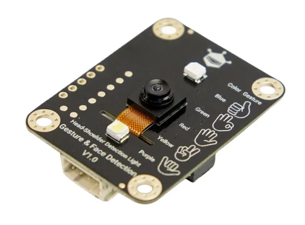 Gravity: AI Visual Gesture and Human Presence Tracking Sensor (5 Gestures, Range 3m)