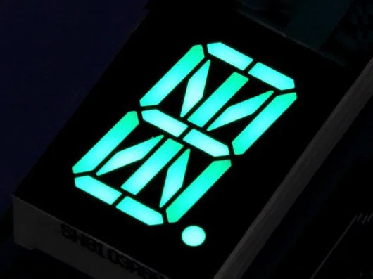 0.8 Inch 16 Segment LED Green - Common Anode
