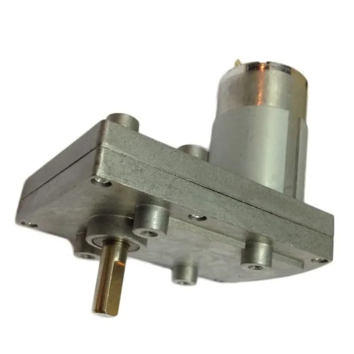 12V 500 RPM DC Rectangle Gear Motor with High Torque