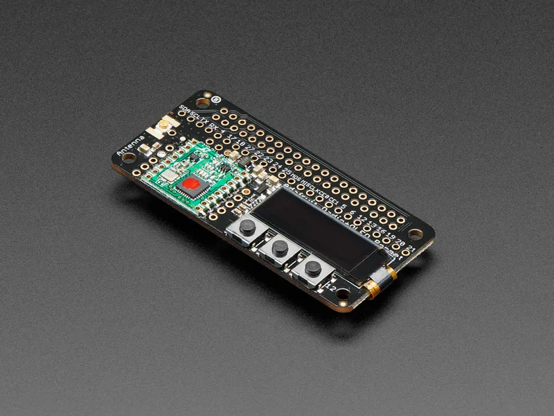 Adafruit RFM69HCW Transceiver Radio Bonnet - 433 MHz RadioFruit