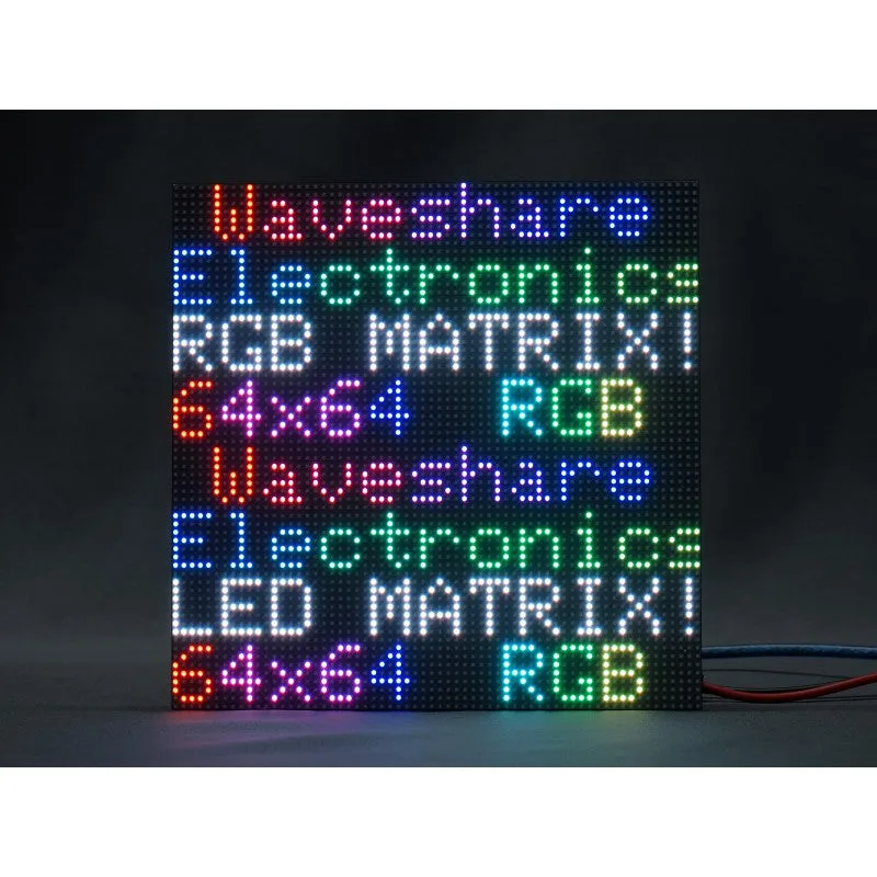 Waveshare RGB LEDマトリックスモジュール（64 x 64ドット）