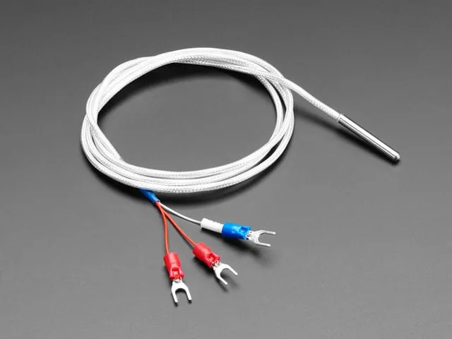 Platinum RTD Sensor - PT1000 - 3 Wire 1 meter long
