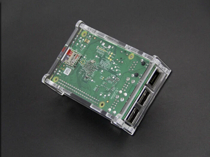 Acrylic Enclosure with CPU Fan for Raspberry Pi 3B &3B+
