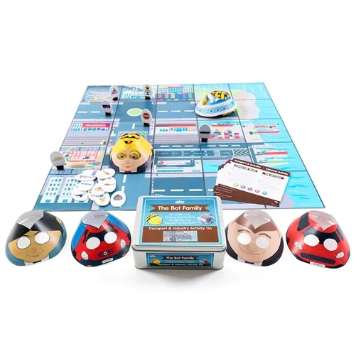 Transport and Industry Activity Tin for Bee Bot and Blue Bot