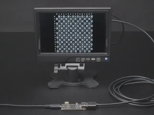 Adafruit Feather RP2040 with DVI Output Port - Works with HDMI