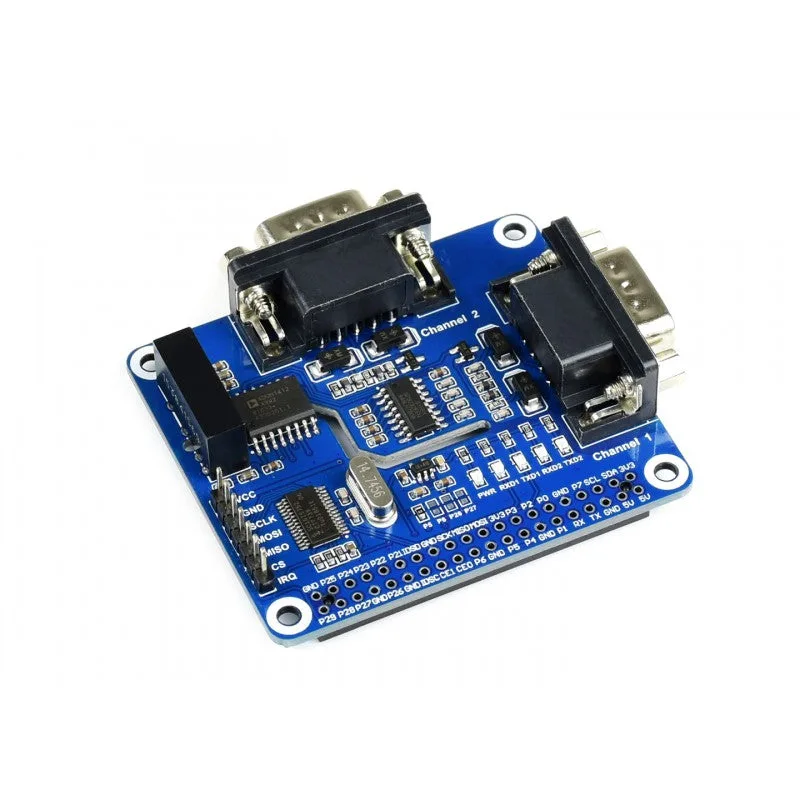 Raspberry Pi用 2チャンネル絶縁 RS232 HAT