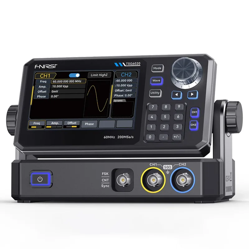 FNIRSI® TSG6020/TSG3020 2CH 200MSa/s Function Signal Generator