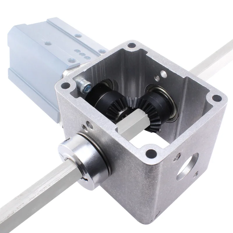 1:1 LJ Bevel Box with 0.5 in. Hex Output Shaft