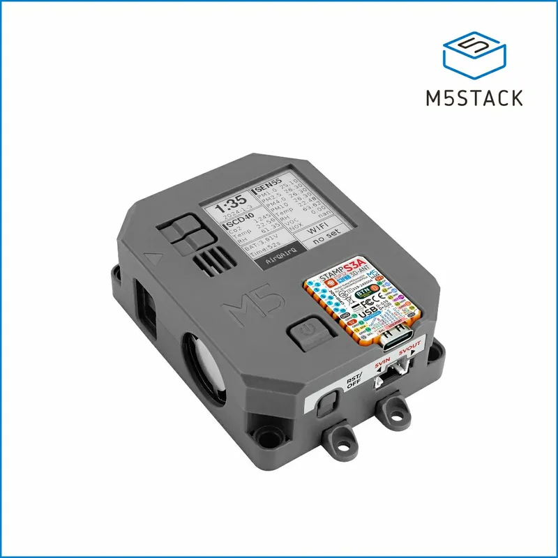 Air Quality Kit v1.1 with M5StampS3A (SEN55, SCD40)