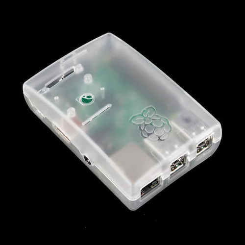 Raspberry Pi Model B+用エンクロージャ(透明)--販売終了