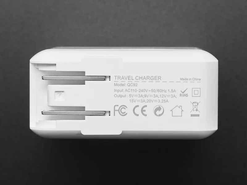 USB Type C 3.1 PD to 5.5mm Barrel Jack Cable - 12V 5A Output 1.2m long with E-Mark
