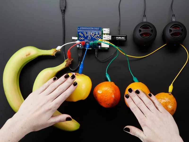 Adafruit Capacitive Touch HAT for Raspberry Pi - Mini Kit MPR121