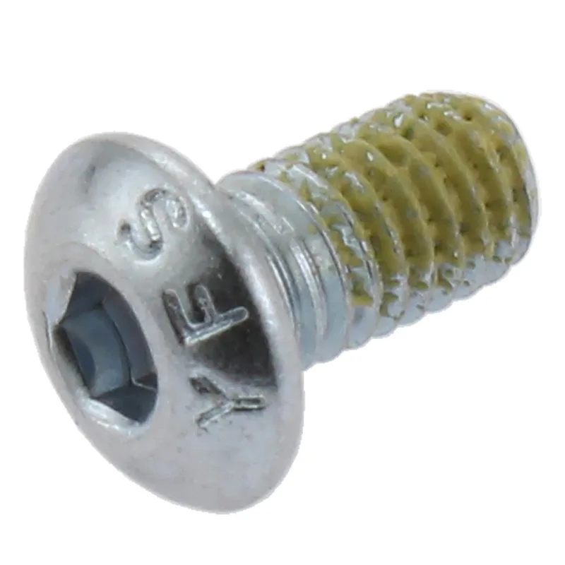 10-32 x 3/8 in. Button Head Cap Screw with Nylon Patch