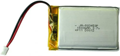 RECHARGABLE LI-PO BATTERY 3.7V 1400mAh WITH JST CONNECTOR