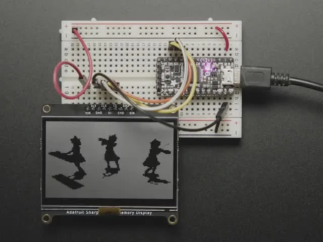 Adafruit SHARP Memory Display Breakout - 2.7" 400x240 Monochrome