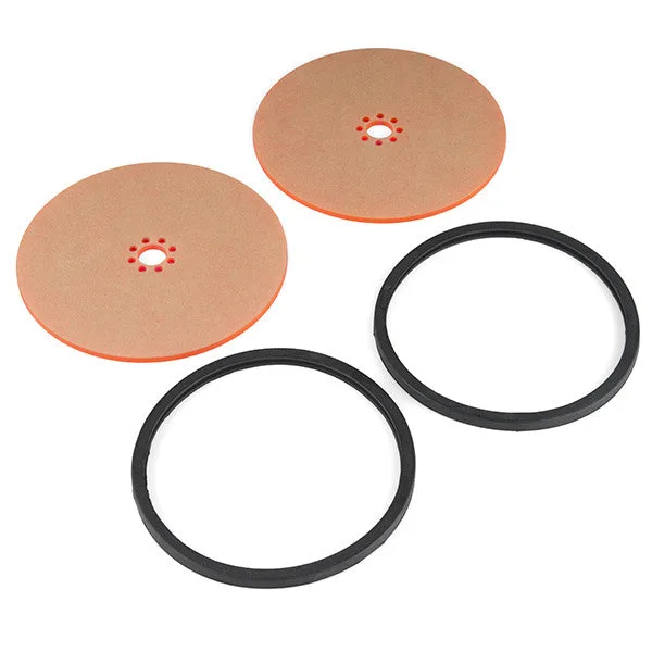 Precision Disc Wheel - 5" (Clear Pink, 2 Pack)